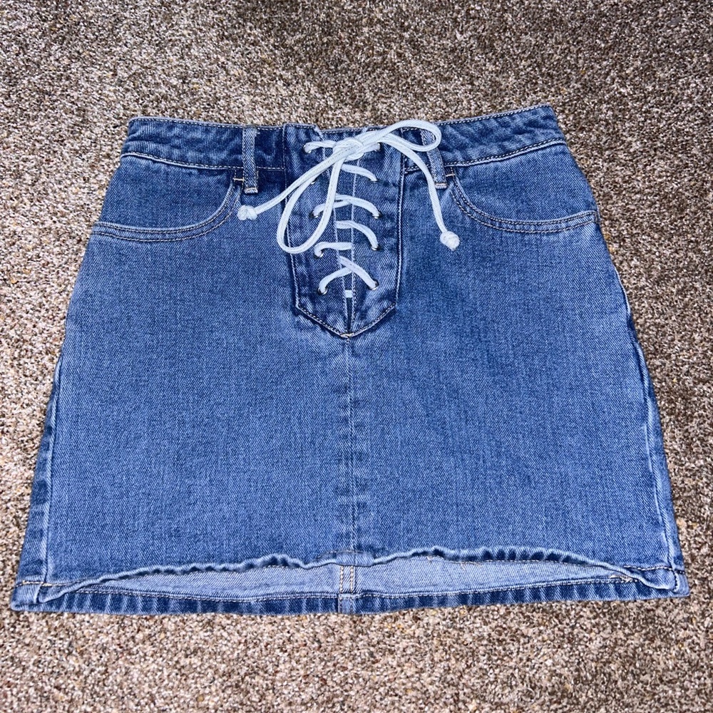 PACSUN Jean Skirt